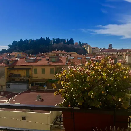 A Terrace Overlooking Old Town Nizza